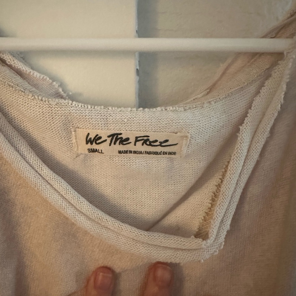 We the Free Beach Dreamin Macrame Fringe Top - Picture 3 of 4